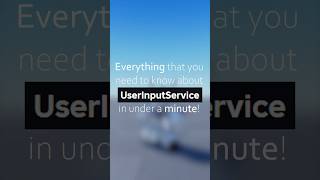 UserInputService explained in under a MINUTE! | Roblox Studio #roblox #robloxtips #robloxstudio