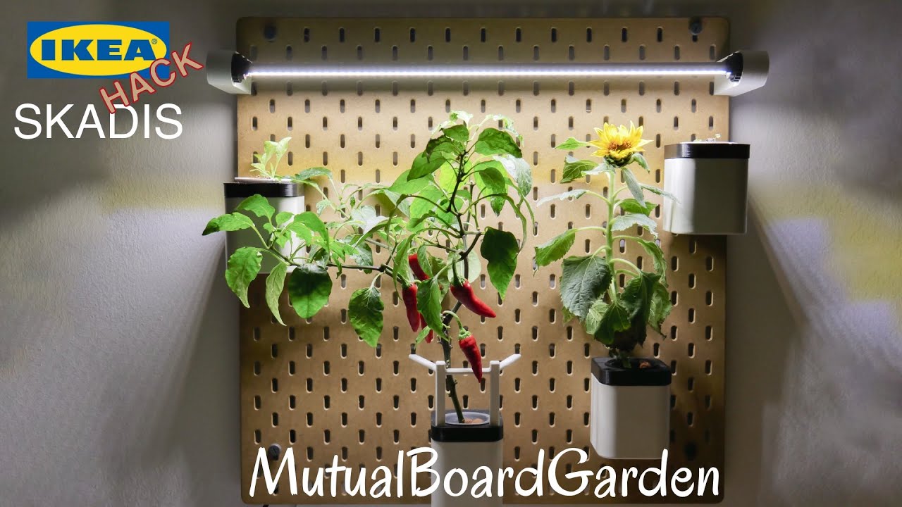 Der MutualBoardGarden | Vertikale Indoor-Hydroponik fr jeden Wohnraum |  IKEA Hack fr Gartenfreunde