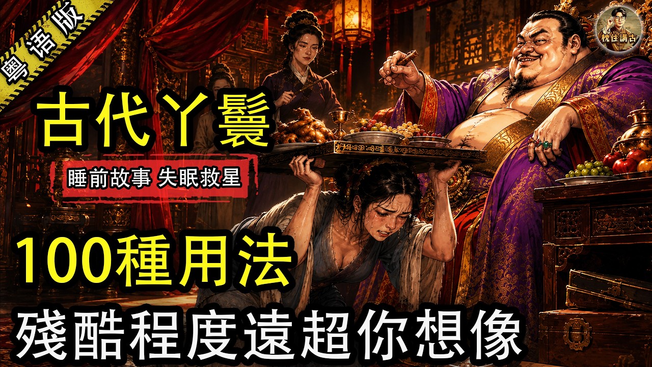 美人紙、肉台盤、香唾壺…遠超電視劇底線!淨係要幾兩銀,古代婢女淪為權貴「人形器具」嘅殘酷真相【枕住講古】粵語歷史故事 睡前故事 安神助眠 縮圖