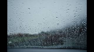 Rain Sounds On Windshield | Soft Rain | 3 Hours | Sleeping | Meditation | Studying