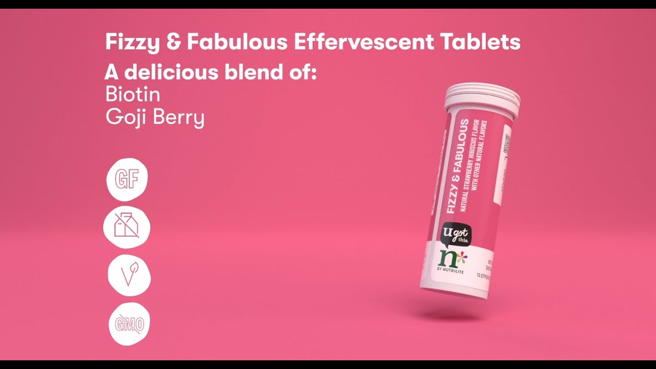 Fizzy & Fabulous Biotin Tablets n* by Nutrilite Amway YouTube