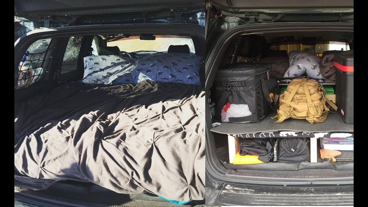 Diy Jeep Grand Cherokee Sleeping Platform