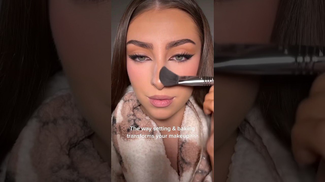 The power of powder. Setting & baking makeup always makes it look so perfect 