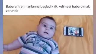 Haluk Bababababa Bebek Versiyon-1 Yaşındaki Bebeğe Nasıl Baba Dedirtilir?