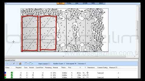 Radan Ortak Kesim Common Line Cutting Setting Option