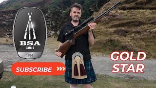 Airgun shooting with The Legendary BSA Gold Star 10-Shot Repeater