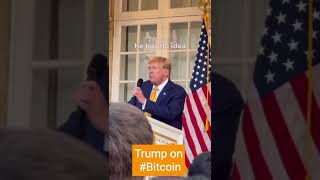 Trump on Crypto #crypto #bitcon #trump