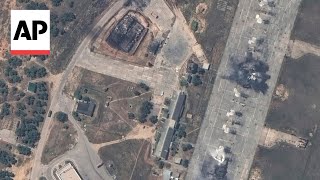 Satellite Images Show What Appear To Be Damaged Planes At Air Base In Crimea