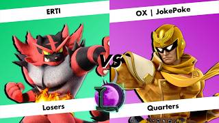 [Lunacity 38] Losers Quarters - ERTI (Incineroar) vs OX | JokePoke (Captain Falcon) - SSBU
