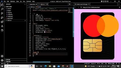 ASMR Programming - Credit Card UI Design - No Talking