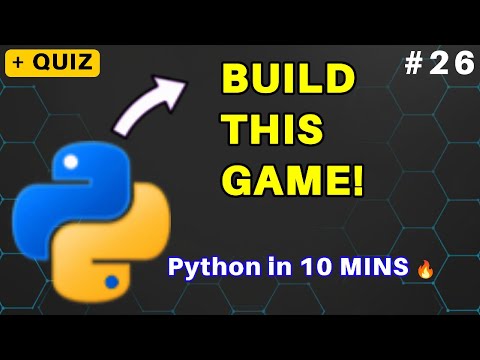 #26. Build an Insane Python Game in 10 Mins! 🎮 | Python for Beginners