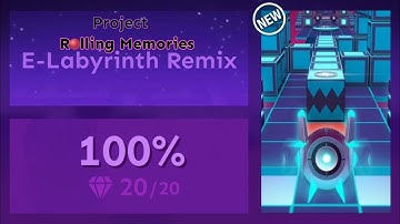 Rolling Sky - E-Labyrinth Remix (Fanmade Reskinned Level 9) | Project Rolling Memories
