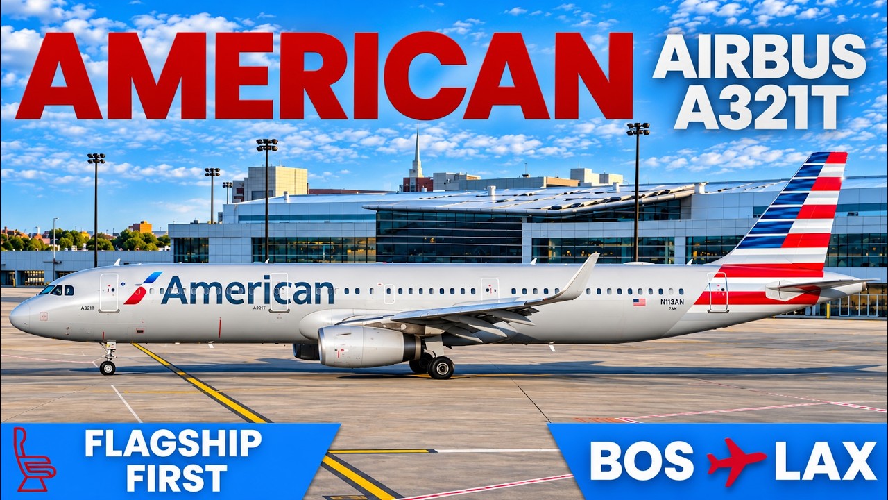 TRIP REPORT | American Airlines - Airbus A321T - Boston (BOS) to Los ...
