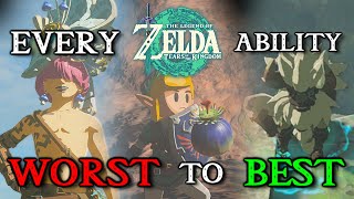 EVERY Ability in Zelda Tears of the Kingdom Ranked from Worst to Best