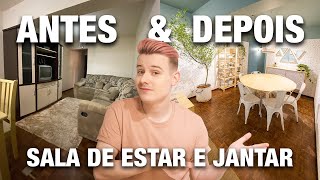 Senta que lá vem reforma | Sala de estar e jantar