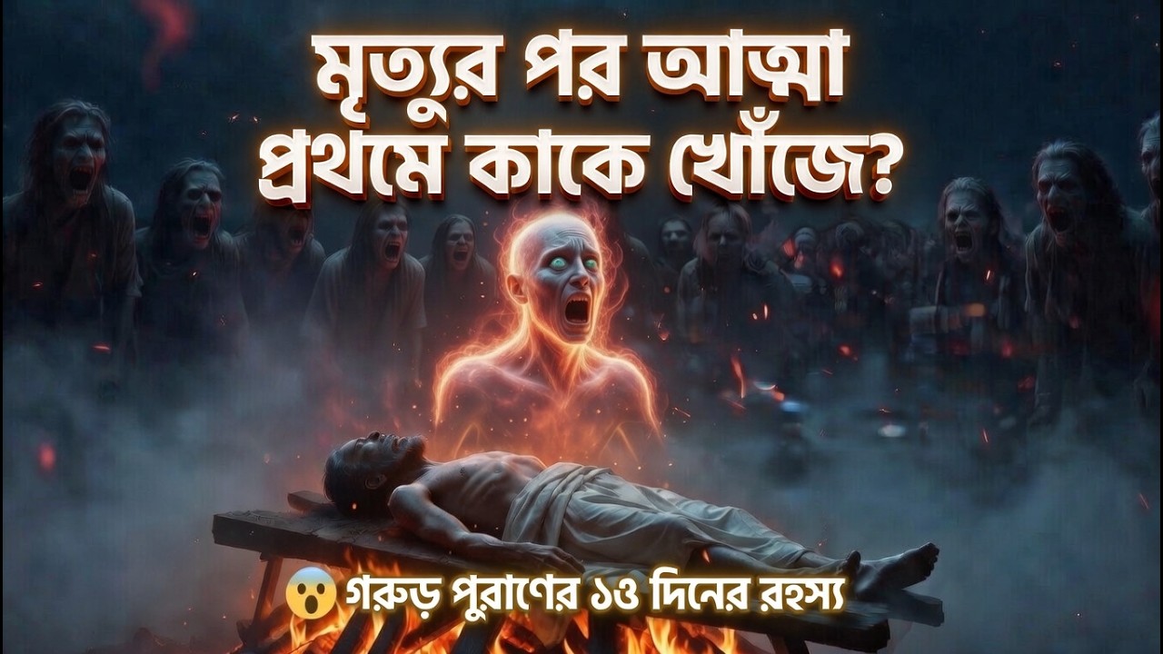 মৃত্যুর পর আত্মা প্রথমে কাকে খোঁজে? 😱 গরুড় পুরাণের ১৩ দিনের রহস্য