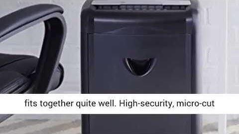 AmazonBasics 12 Sheet Micro Cut Paper, CD and Credit Card Shredder with Pullout Basket