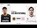 Six invitational 2024  group stage  groupe b  day 2  wolves esports vs team bliss