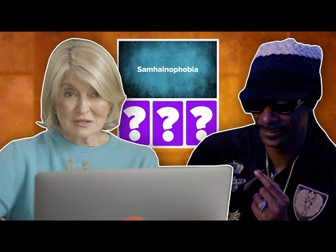 Snoop Dogg & Martha Stewart Take BuzzFeed's "What's The Phobia" Quiz