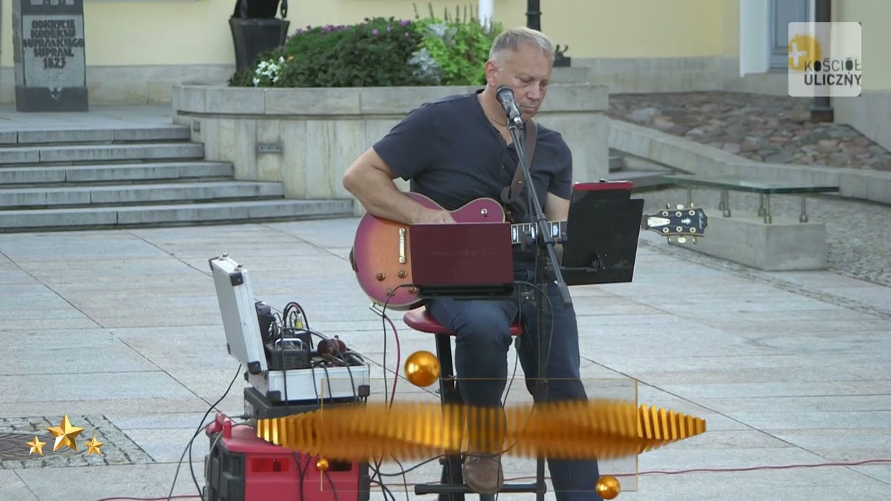 Zbyszek Guz , występ na Kościele ulicznym Białystok
