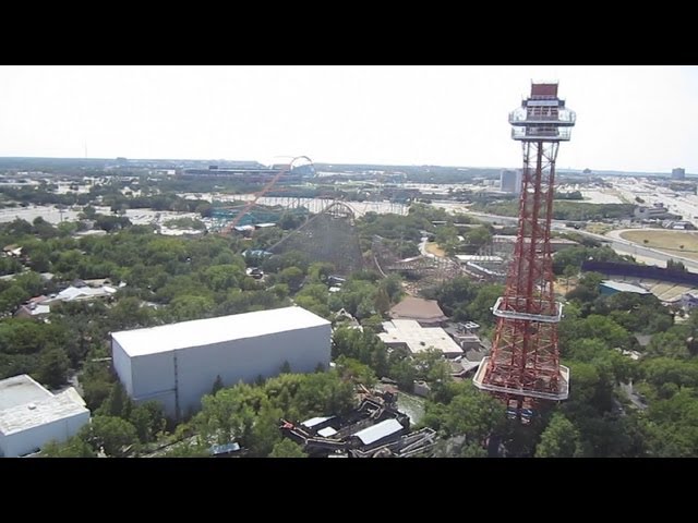 Superman: Tower of Power on-ride HD POV Six Flags Over Texas