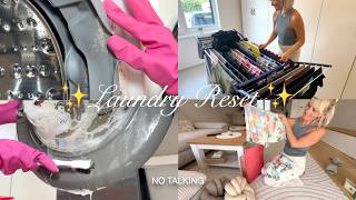 Satisfying Laundry Day Reset ✨ Washing Machine Deep Clean | ASMR Cleaning Motivation
