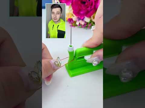 продеватель для ниток.#4294 #satisfyingvideo#satisfying#oddlysatisfying#shorts