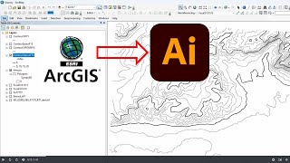 How do I export from ArcGIS to Illustrator