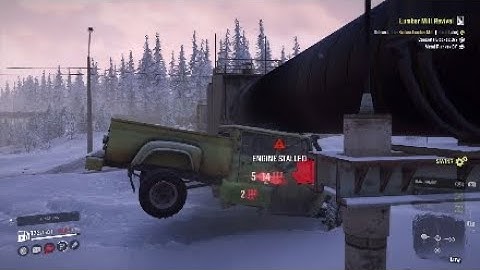 SnowRunner; Glitch / Bug - Be Careful Driving Under the Pipeline!