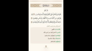 السراج في بيان غريب القران سورة المعارج 6 مع تلاوة الشيخ سعد الغامدي