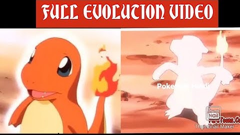 |ASH, Charmander evolves into charmeleon and to charizard full video!!|