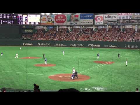 2019/5/1 巨人-中日 田島慎二投手ー阿部慎之助選手