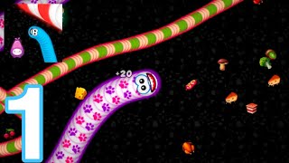 Zona das Minhocas.io-Cobra Voraz Android Gameplay #1(Worms zone) screenshot 2