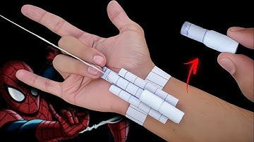 How to make Spider Man Web Shooter with Paper | Paper craft