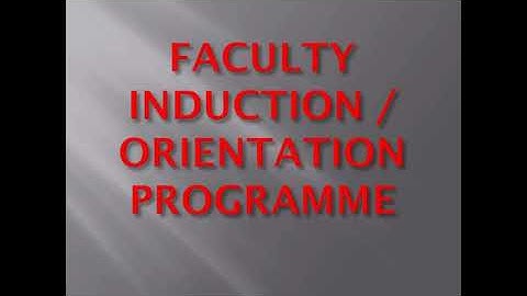 feedback orientation programme