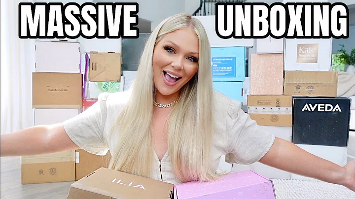 MASSIVE PR UNBOXING HAUL 2022 *new free makeup & skincare*  | KELLY STRACK