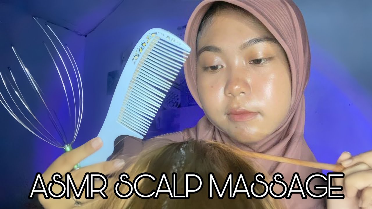 ASMR Scalp Massage 🪮👧🏻 [ garuk , pites , tusuk , pulling ]