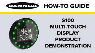 S100 Multi Touch Display Product Demo