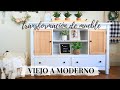 COMO RENOVAR  tu MUEBLE  VIEJO  a  MODERNO⎟Furniture restoration⎟Decoraciones Para el HOGAR⎟DIYs2021