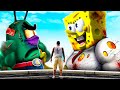 GIANT SPONGEBOB vs GIANT PLANKTON in GTA 5