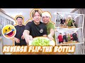 REVERSE FLIP THE BOTTLE EATING CHALLENGE | BEKS BATTALION