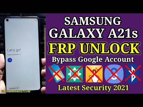 Samsung A21s FRP BYPASS Google Account Android 10/11 ||  All Samsung Frp bypass