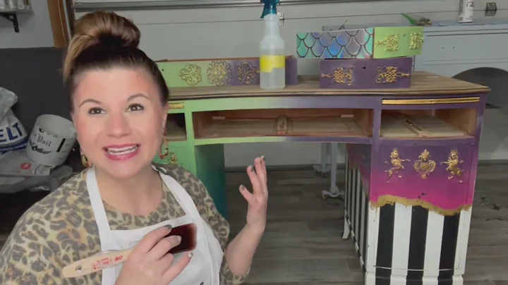 How to paint already painted furniture. How to repaint furniture.