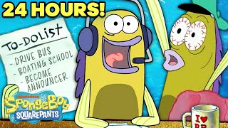 An Entire Day with Nat Peterson  Hour by Hour! | SpongeBob