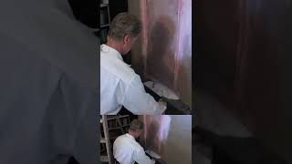 Plaster one coat over Sheetrock, #shorts, #shortsfeed, #short, #ytshorts, #trending, #trendingshorts