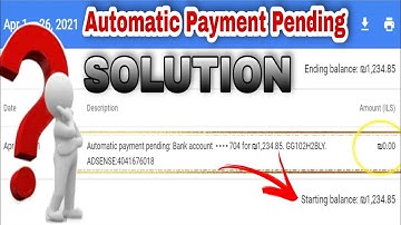 Automatic Payment Pending Google Adsense Resolved! | Para sa mga first time sasahod sa YouTube