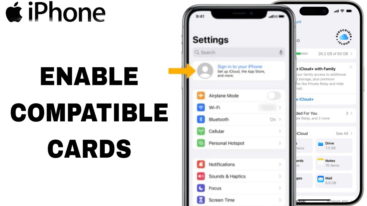 How To Enable Compatible Cards On iPhone Settings - YouTube