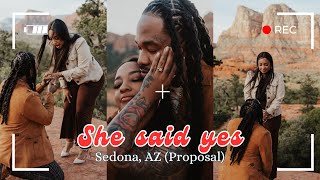 PROPOSING TO MY GIRLFRIEND IN SEDONA ARIZONA (Super Emotional) BLACK IN ARIZONA