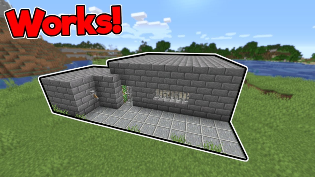 How To Make A Jail Cell In Minecraft - YouTube