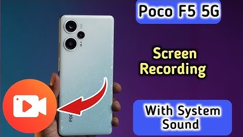 poco f5 screen recording setting, poco f5 screen recording kaise kare, poco f5 mein screen recording